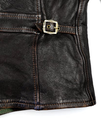 Thedi Memphis Jacket, size 2XL, Chestnut Bruciato Horsehide