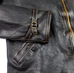 Thedi Memphis Jacket, size 2XL, Chestnut Bruciato Horsehide