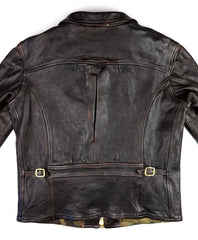 Thedi Memphis Jacket, size 2XL, Chestnut Bruciato Horsehide