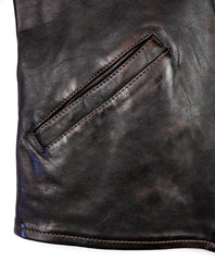 Thedi Memphis Jacket, size 2XL, Chestnut Bruciato Horsehide