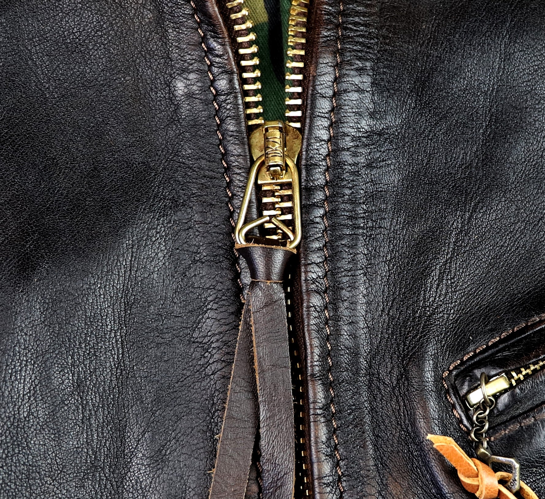 Thedi Memphis Jacket, size 2XL, Chestnut Bruciato Horsehide
