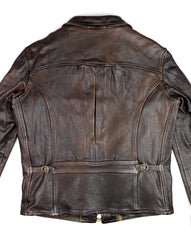 Thedi Memphis Jacket, size Large, Chestnut Bruciato Horsehide