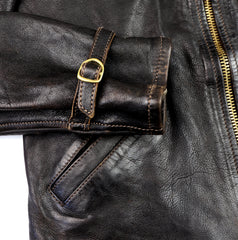 Thedi Memphis Jacket, size Medium, Chestnut Bruciato Horsehide