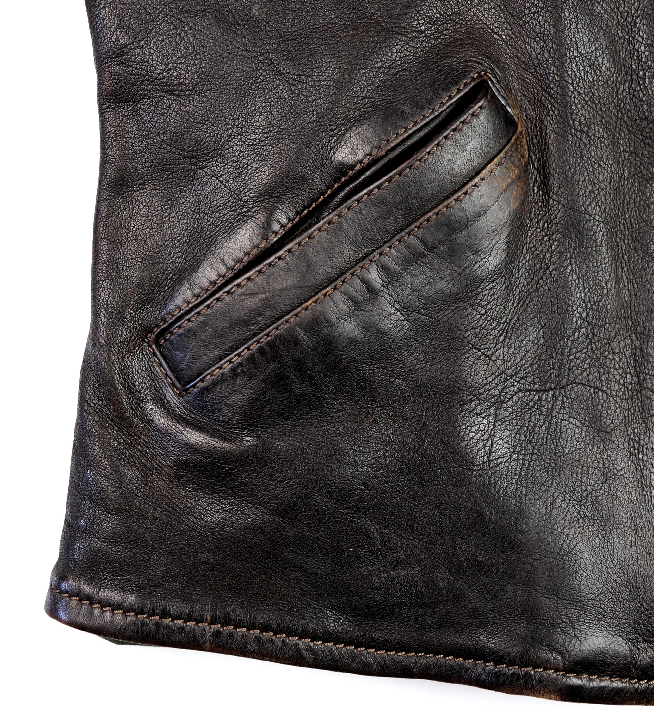 Thedi Memphis Jacket, size Medium, Chestnut Bruciato Horsehide