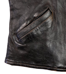 Thedi Memphis Jacket, size Medium, Chestnut Bruciato Horsehide