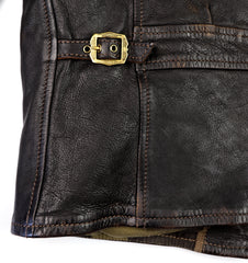 Thedi Memphis Jacket, size Medium, Chestnut Bruciato Horsehide