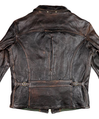 Thedi Memphis Jacket, size Medium, Chestnut Bruciato Horsehide