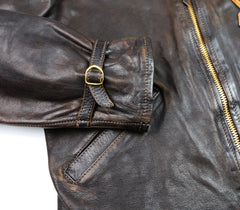 Thedi Memphis Jacket, size Medium, Chestnut Bruciato Horsehide