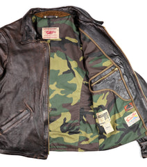 Thedi Memphis Jacket, size Medium, Chestnut Bruciato Horsehide