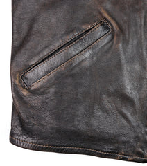 Thedi Memphis Jacket, size Medium, Chestnut Bruciato Horsehide