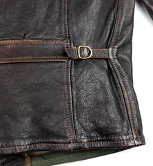 Thedi Memphis Jacket, size Medium, Chestnut Bruciato Horsehide