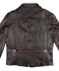 Thedi Memphis Jacket, size XL, Chestnut Bruciato Horsehide