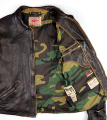 Thedi Memphis Jacket, size XL, Chestnut Bruciato Horsehide