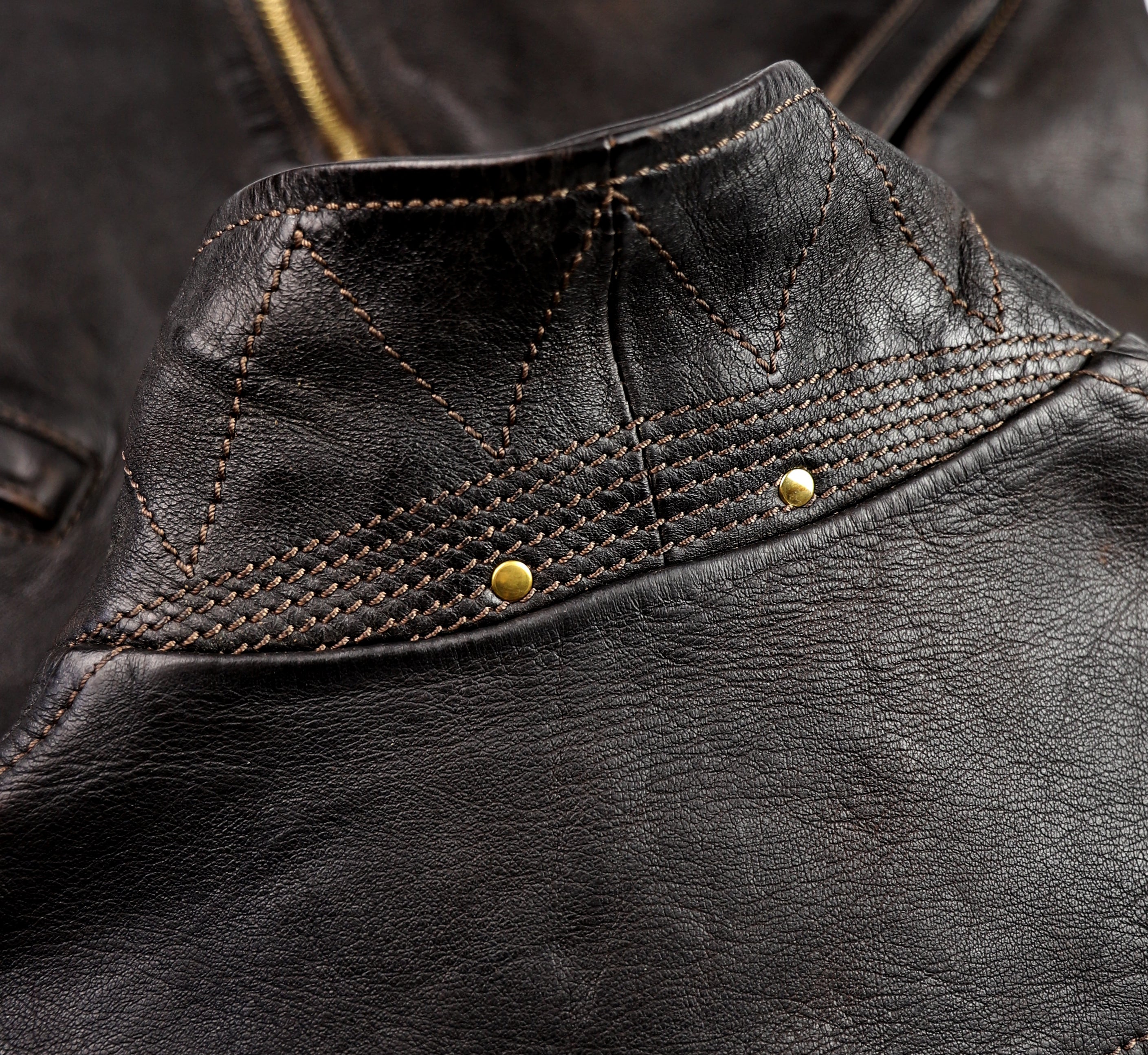 Thedi Memphis Jacket, size XL, Chestnut Bruciato Horsehide