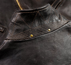 Thedi Memphis Jacket, size XL, Chestnut Bruciato Horsehide