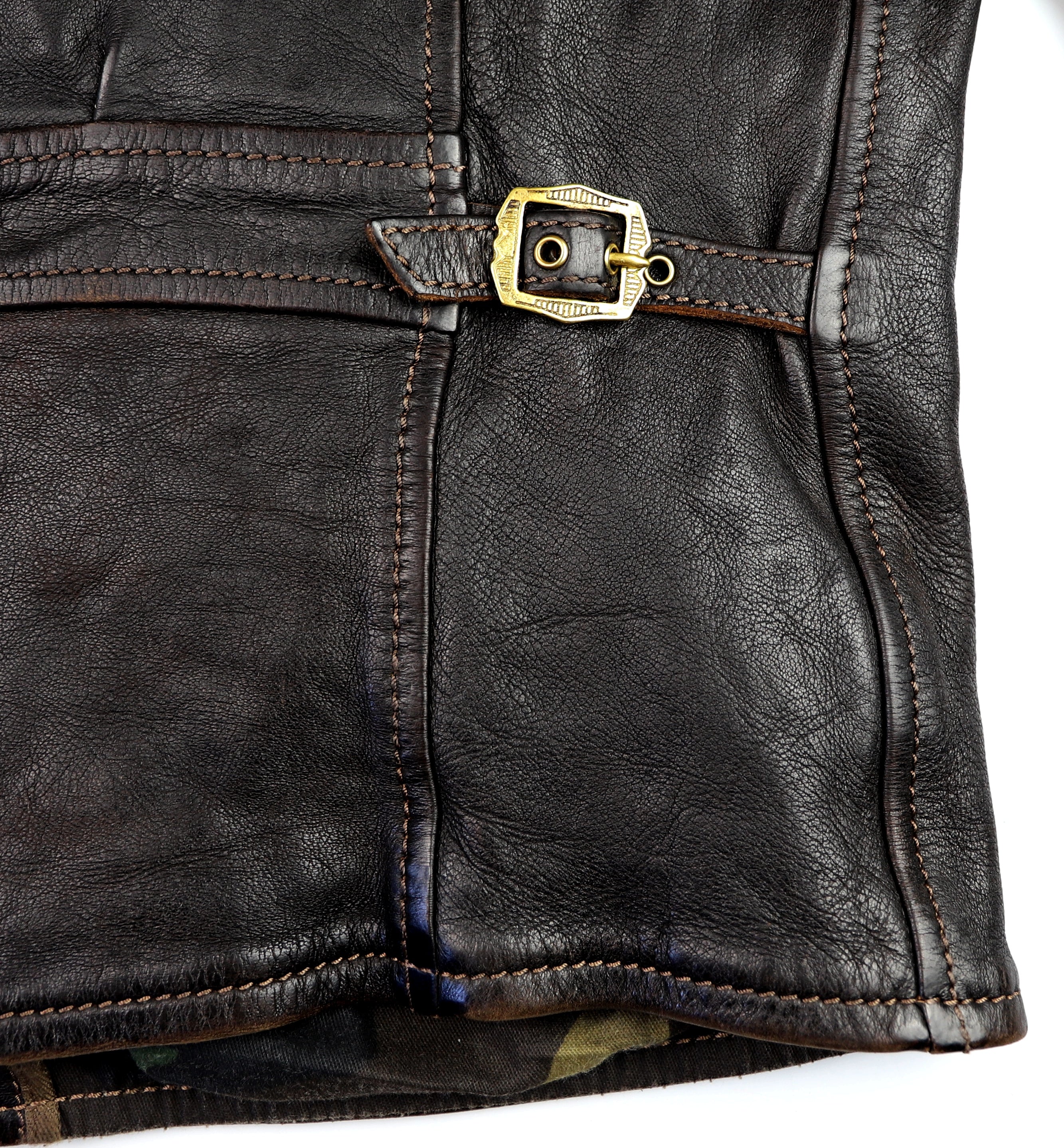 Thedi Memphis Jacket, size XL, Chestnut Bruciato Horsehide