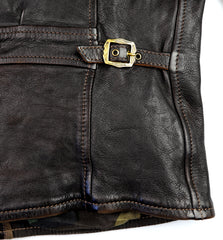Thedi Memphis Jacket, size XL, Chestnut Bruciato Horsehide