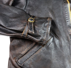 Thedi Memphis Jacket, size XL, Chestnut Bruciato Horsehide