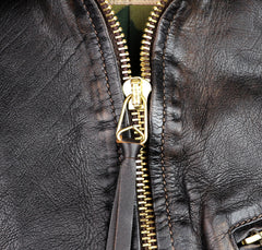 Thedi Memphis Jacket, size XL, Chestnut Bruciato Horsehide