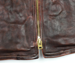 Thedi Memphis Half Belt, size 2XL, Hand Dyed Cocoa Toscano