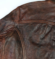 Thedi Memphis Half Belt, size 2XL, Hand Dyed Cocoa Toscano