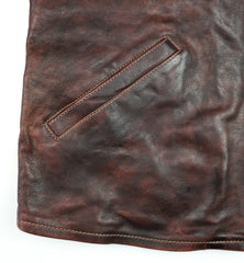 Thedi Memphis Half Belt, size 3XL, Hand Dyed Cocoa Toscano