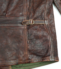 Thedi Memphis Half Belt, size 3XL, Hand Dyed Cocoa Toscano
