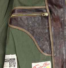 Thedi Memphis Half Belt, size Large, Hand Dyed Cocoa Toscano Buffalo
