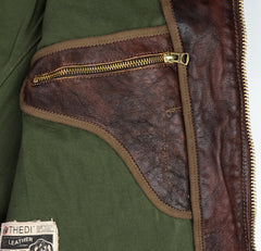 Thedi Memphis Half Belt, size XL, Hand Dyed Cocoa Toscano