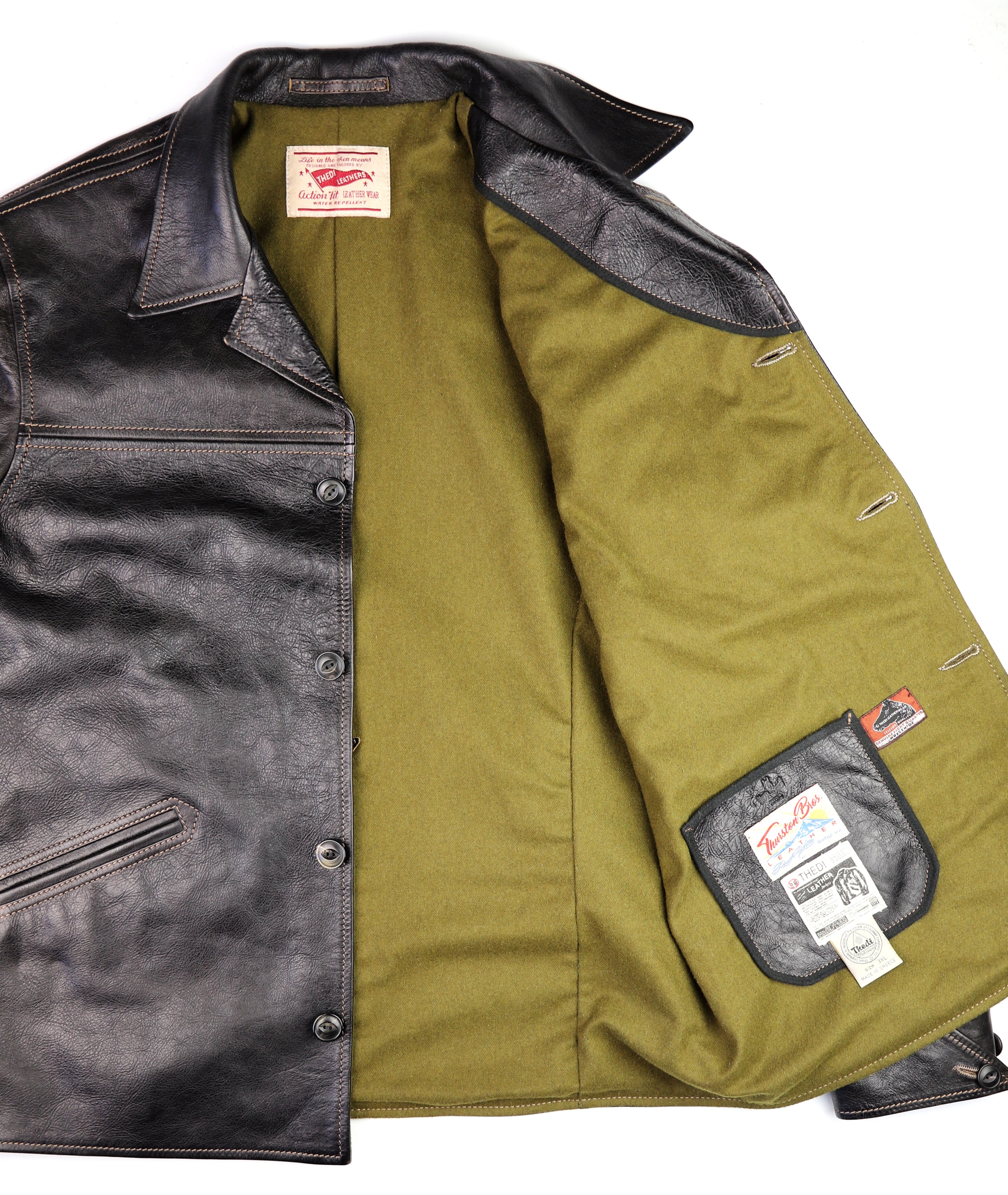 Thedi Metropolis, size 3XL, Black Teacore Bruciato