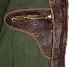 Thedi Atlas Deluxe Half Belt, size 3XL, Hand Dyed Cocoa Toscano