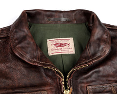 Thedi Atlas Deluxe Half Belt, size 3XL, Hand Dyed Cocoa Toscano