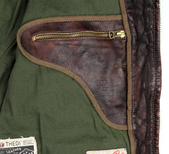 Thedi Atlas Deluxe Half Belt, size XL, Hand Dyed Cocoa Toscano