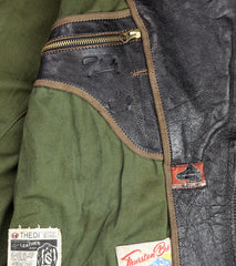 Thedi Evander Crosszip Half Belt, size 4XL, Chestnut Bruciato Horsehide
