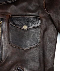 Thedi Hektor Half Belt, size XL, Chestnut Bruciato