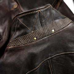 Thedi Hektor Half Belt, size XL, Chestnut Bruciato