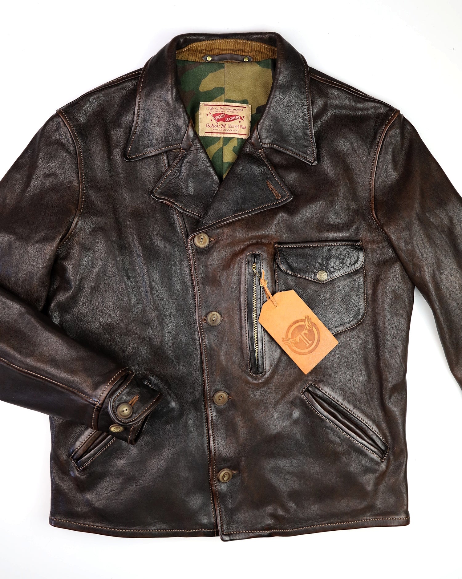 Thedi Hektor Half Belt, size XL, Chestnut Bruciato