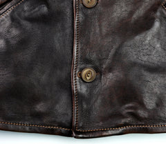 Thedi Hektor Half Belt, size XL, Chestnut Bruciato