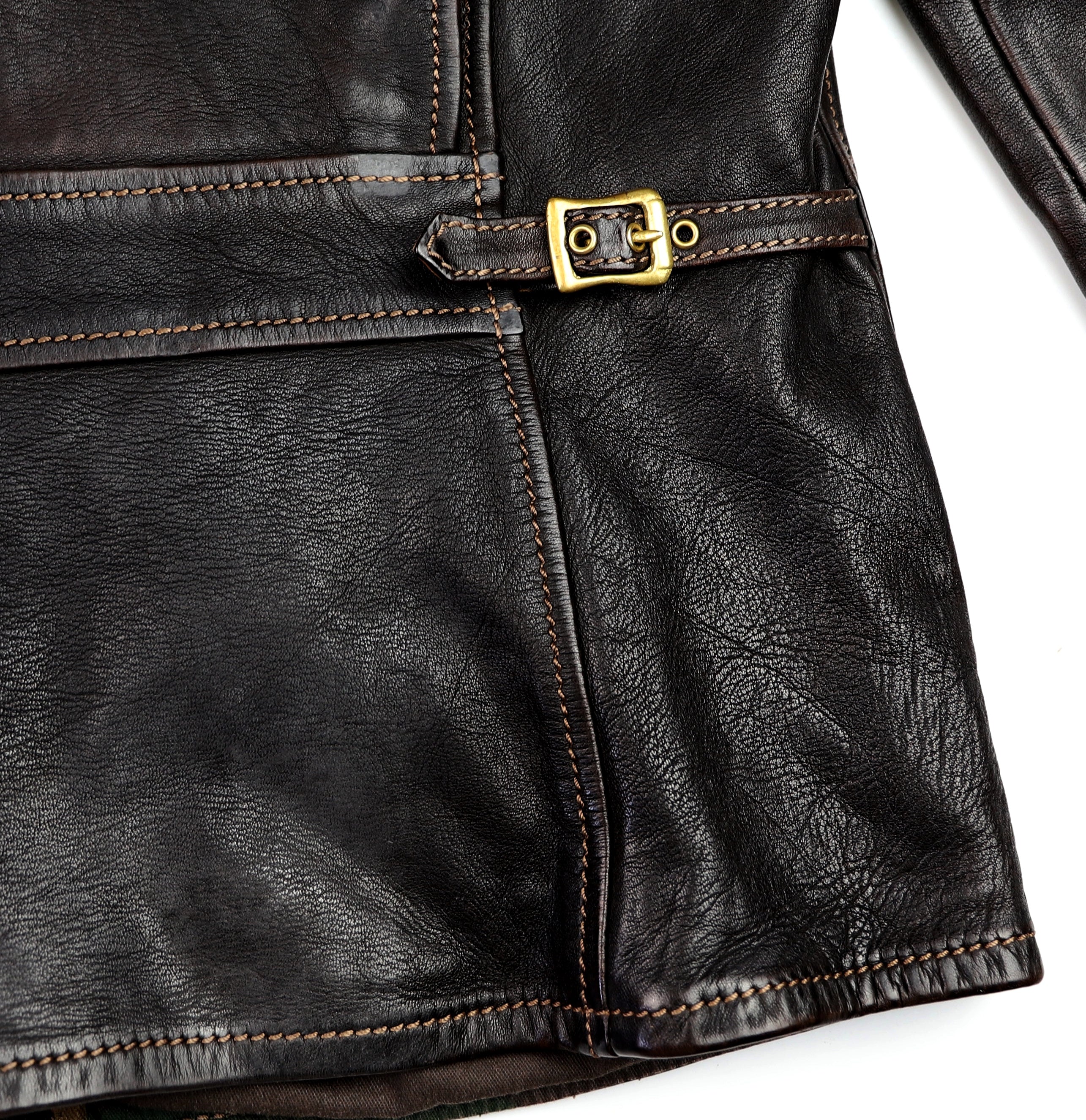 Thedi Hektor Half Belt, size XL, Chestnut Bruciato