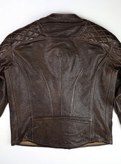 Thedi Maximos Cafe Racer, size Large, Brown Calabria Goatskin