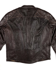 Thedi Maximos Cafe Racer, size Medium, Brown Calabria Goatskin