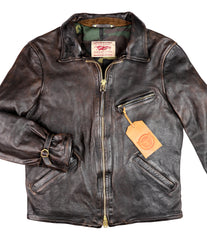 Thedi Memphis Jacket, size Medium, Chestnut Bruciato Horsehide
