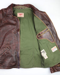 Thedi Memphis Half Belt, size 4XL, Hand Dyed Cocoa Toscano
