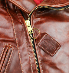 Vanson Chopper Jacket, size 38, Redwood Bainbridge