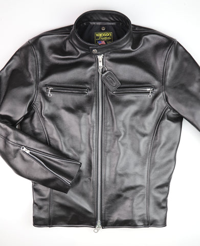 Vanson Comet PLU-3, Black Comp. Weight Cowhide, size 38