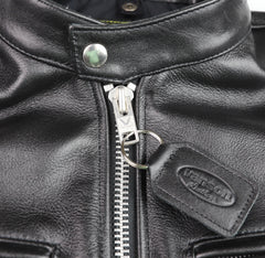 Vanson Comet PLU-3, Black Comp. Weight Cowhide, size 38