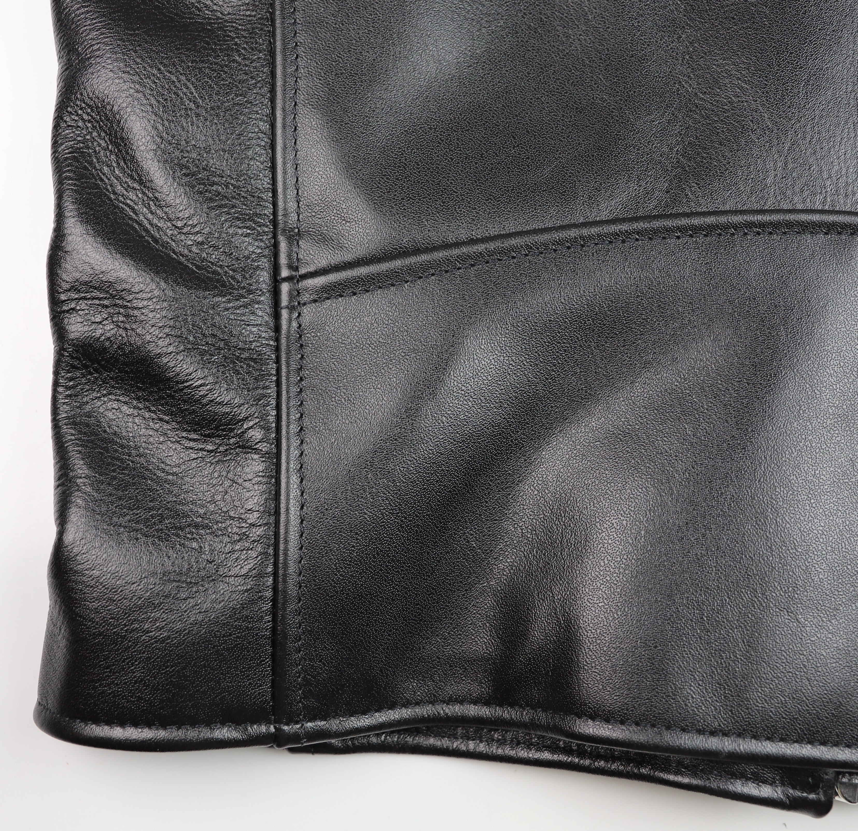 Vanson Comet PLU-3, Black Comp. Weight Cowhide, size 38