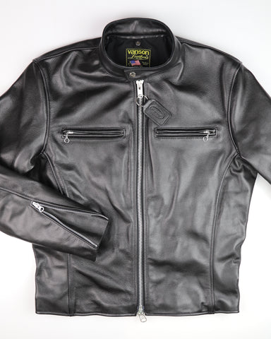 Vanson Comet PLU-3, Black Comp. Weight Cowhide, size 42