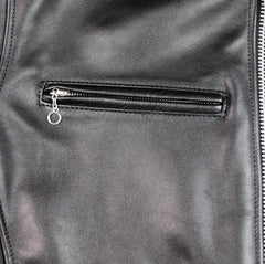 Vanson Comet PLU-3, Black Comp. Weight Cowhide, size 46