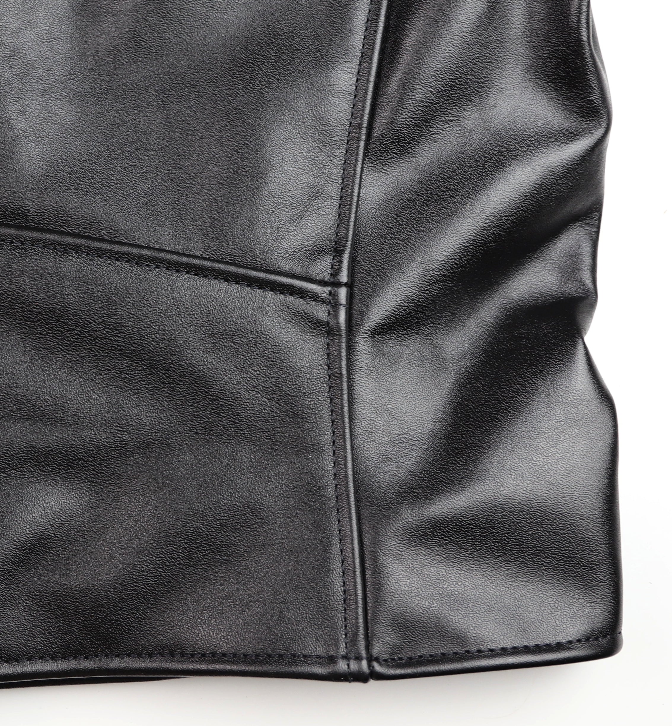 Vanson Comet PLU-3, Black Comp. Weight Cowhide, size 46